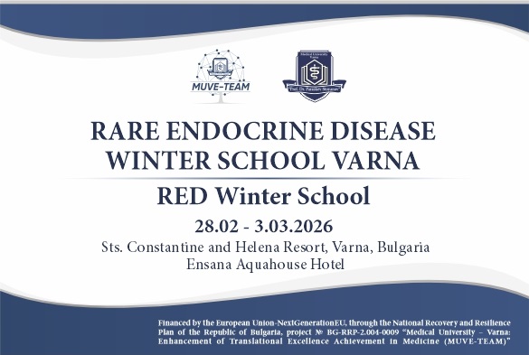  Зимно училище по редки ендокринни болести ще се проведе във Варна от 28 февруари до 3 март 2026 
