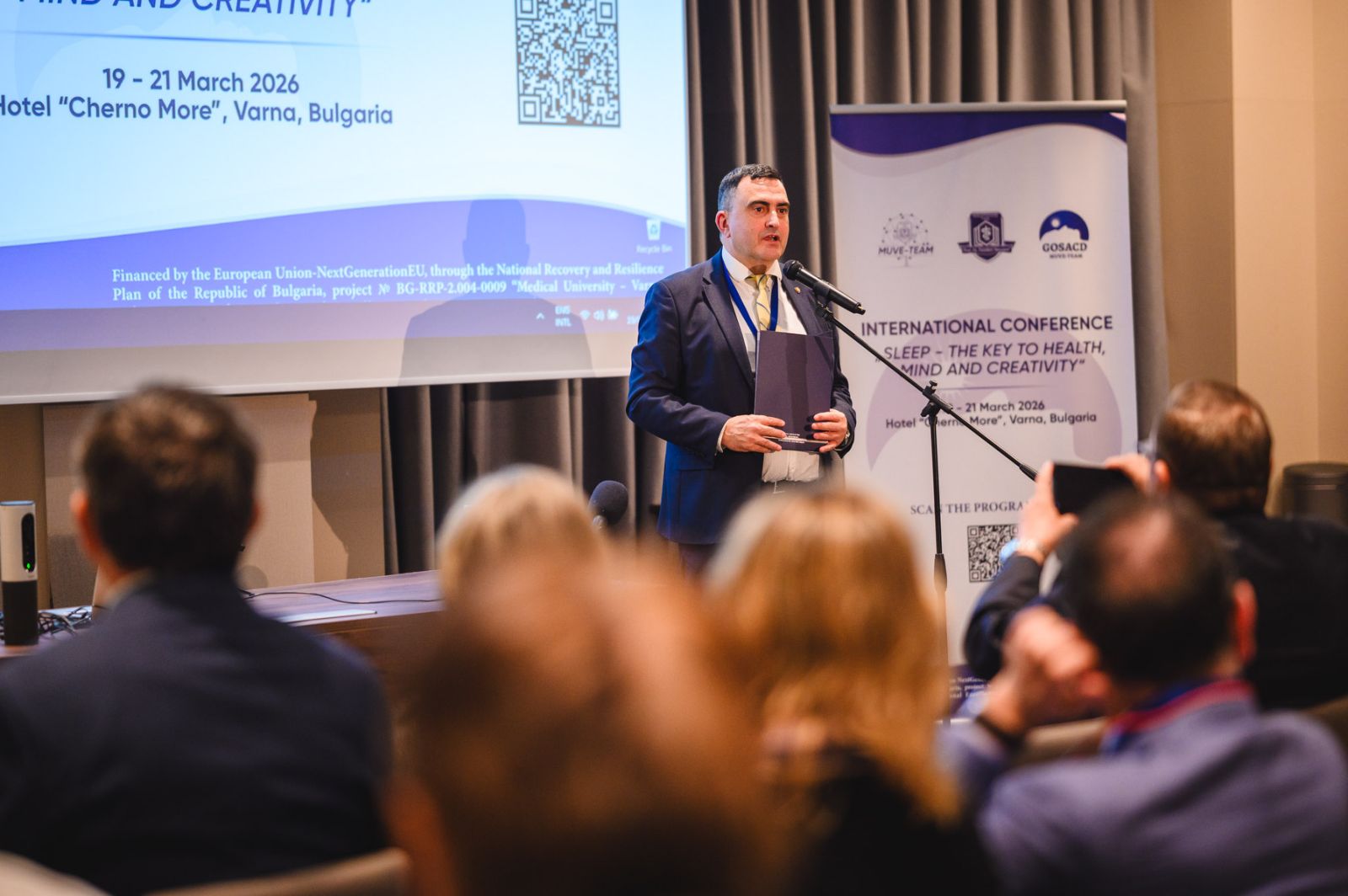  International Experts Participated in the Symposium &ldquo;Sleep &ndash; A Key to Health, Mind, and Creativity&rdquo;, organised under MUVE-TEAM Project of MU&ndash;Varna.